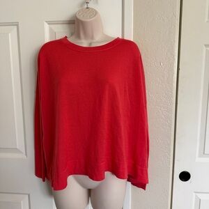 NWT$118 J. CREW Drop Shoulder Oversized 💯 Merino Wool Lightweight Sweater XS